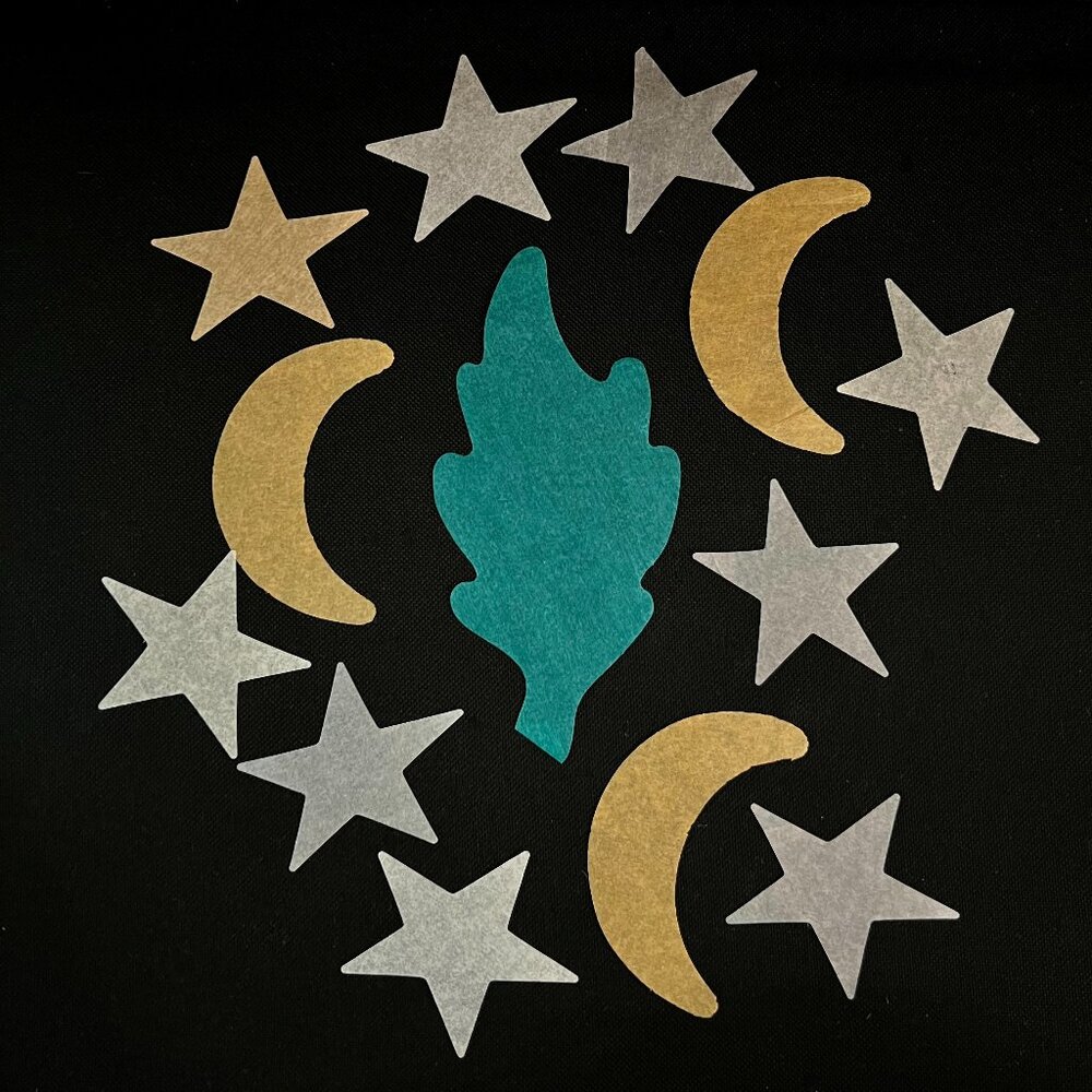 Taylor Swift Folklore Confetti Leaf Star Moon Confetti 13 pieces Rare